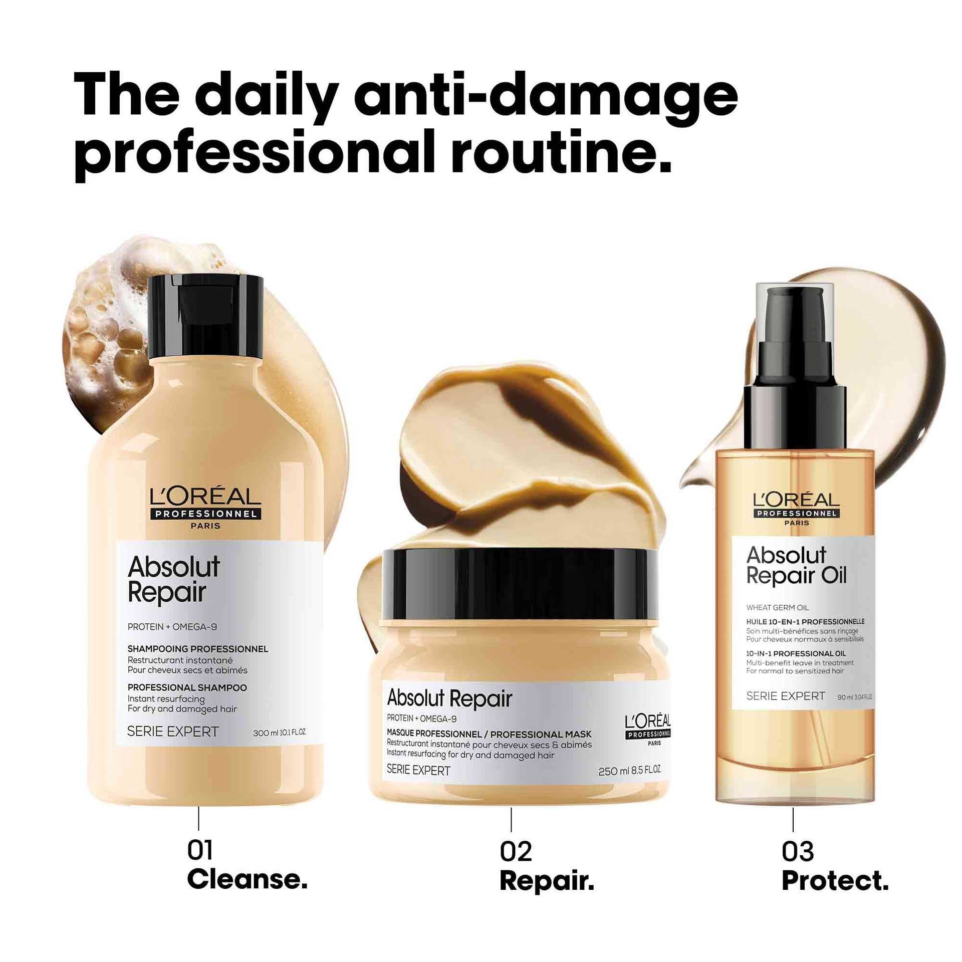 Gold Quinoa Protein repair shampoo – Indicrest