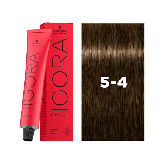 Schwarzkopf Professional Igora Royal 5-4 Light Brown Beige, 60ml Buy at Indicrest