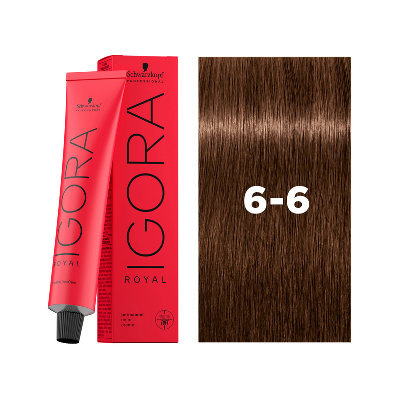 Schwarzkopf Professional Igora Royal 6-6 Dark Blonde Chocolate, 60ml Buy at Indicrest
