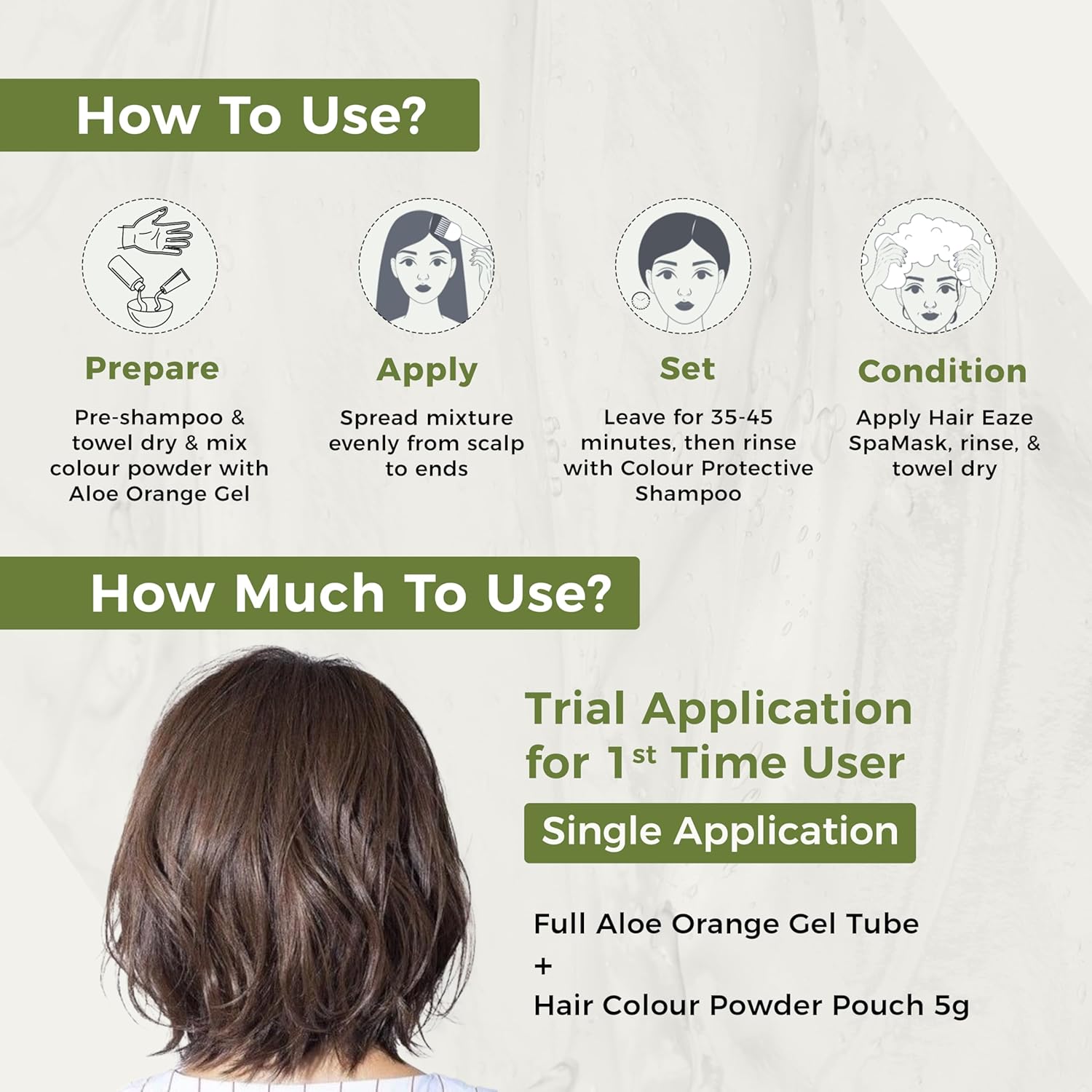 Indus Valley How to Use Herbal Gel Hair Colour Dark Brown Shade by Indicrest Buy at Indicrest