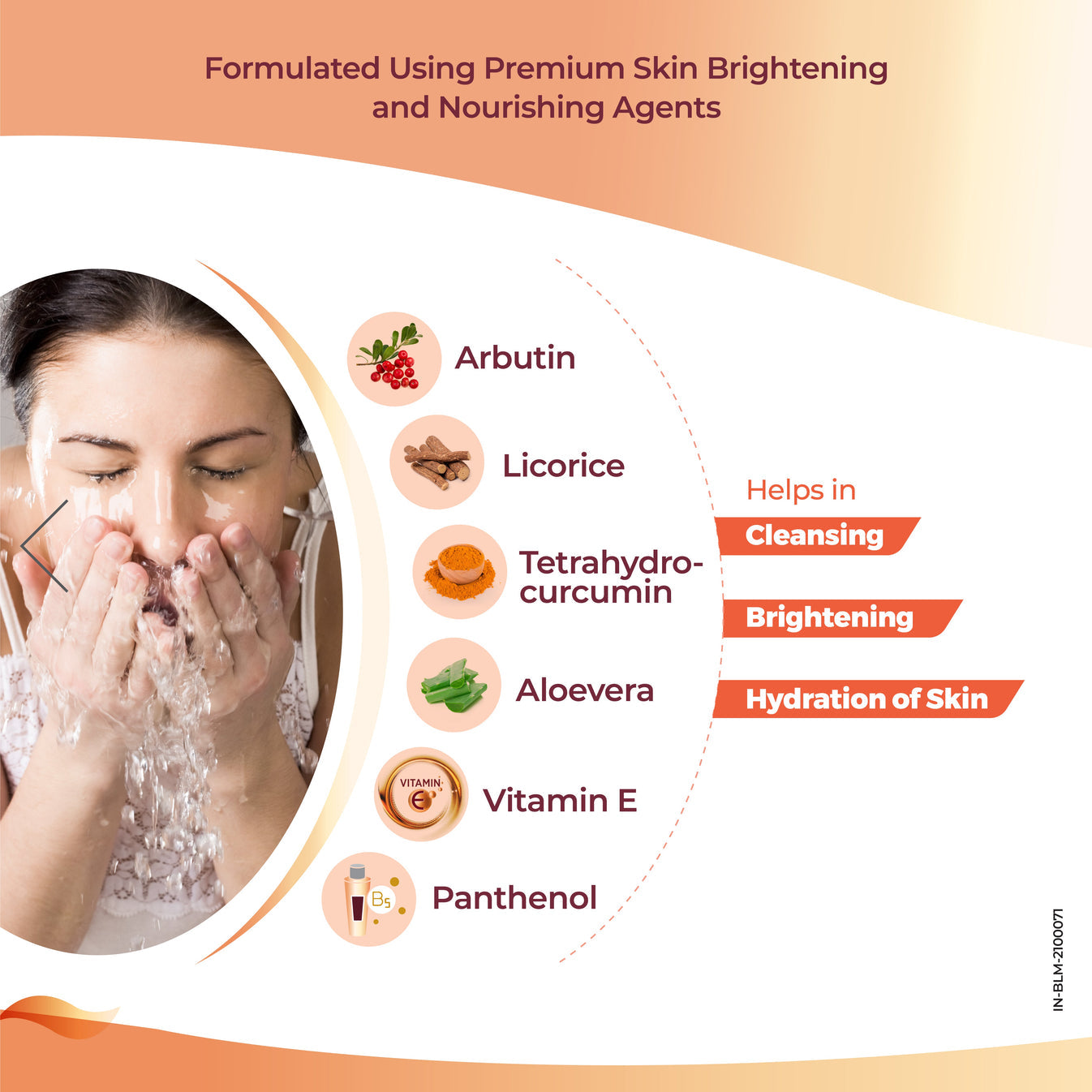 Biluma Advance Skin Brightening Face Wash 100ml Buy at Indicrest Image 2
