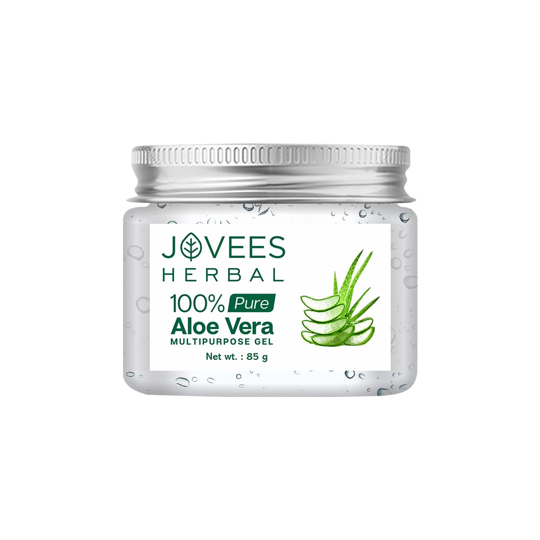 Jovees 100% Pure Aloe Vera Multipurpose Gel For Face, Skin & Hair, 85g Buy at Indicrest