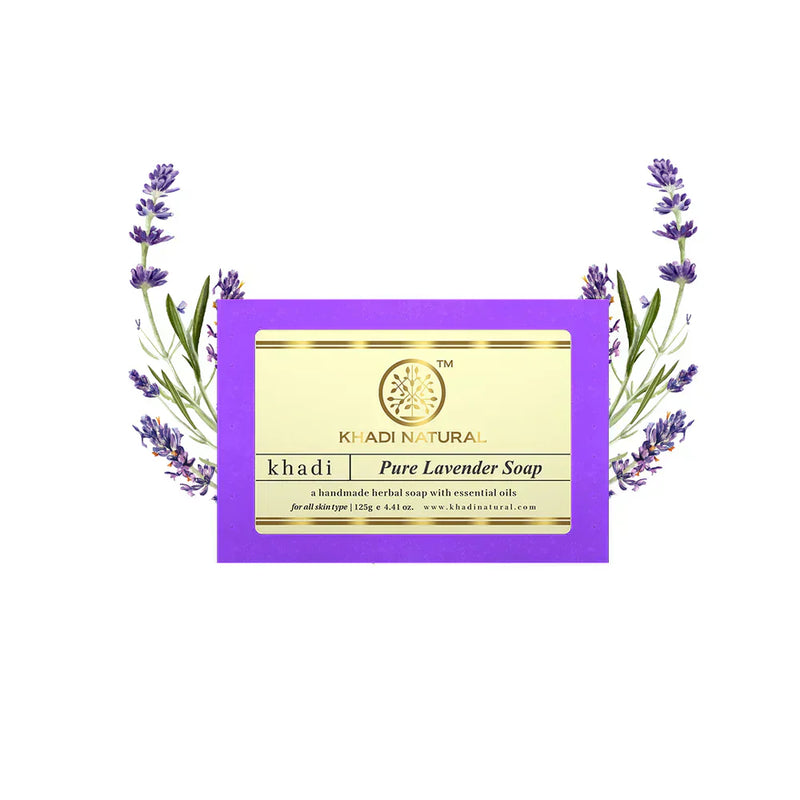 Khadi Lavender Soap 125g - Indicrest Buy at Indicrest
