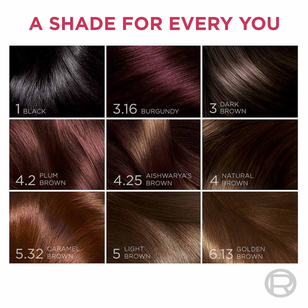 L'Oreal  Paris Excellence Creme Hair Color - 4 Natural Brown (100g + 72ml)6