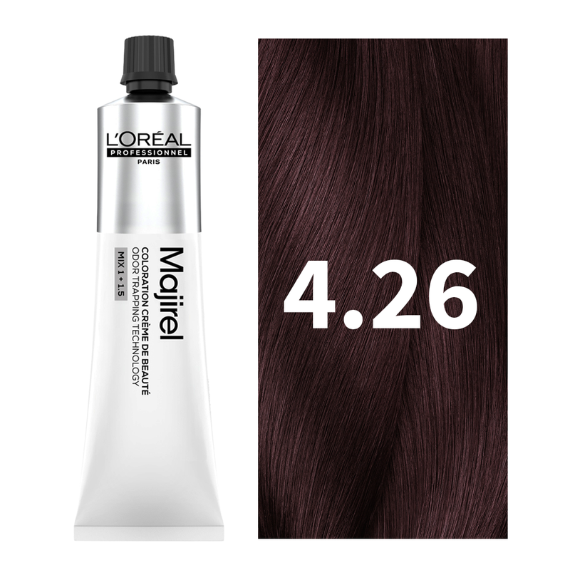 L'Oreal Professionnel Paris Majirel - 4.26 (Iridescent Red Brown) 49.5 g Buy at Indicrest
