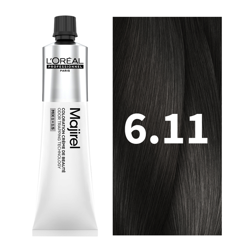 L'Oreal Professionnel Paris Majirel - 6.11 (Dark Deep Ash Blonde) 49.5 g Indicrest Buy at Indicrest