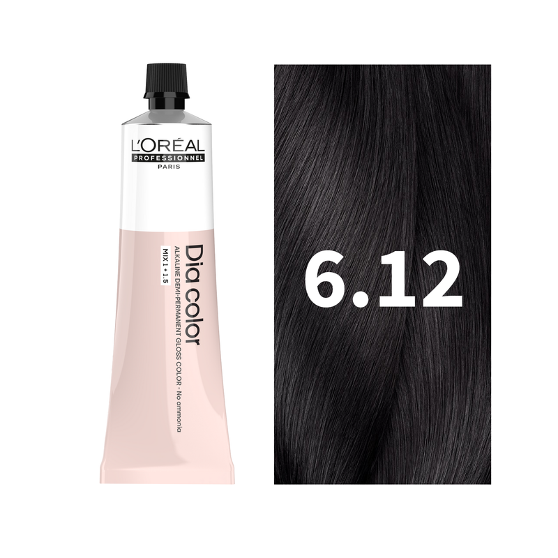L'Oreal Professionnel Paris Dia Color 6.12 Hair Color, 60ml Buy at Indicrest