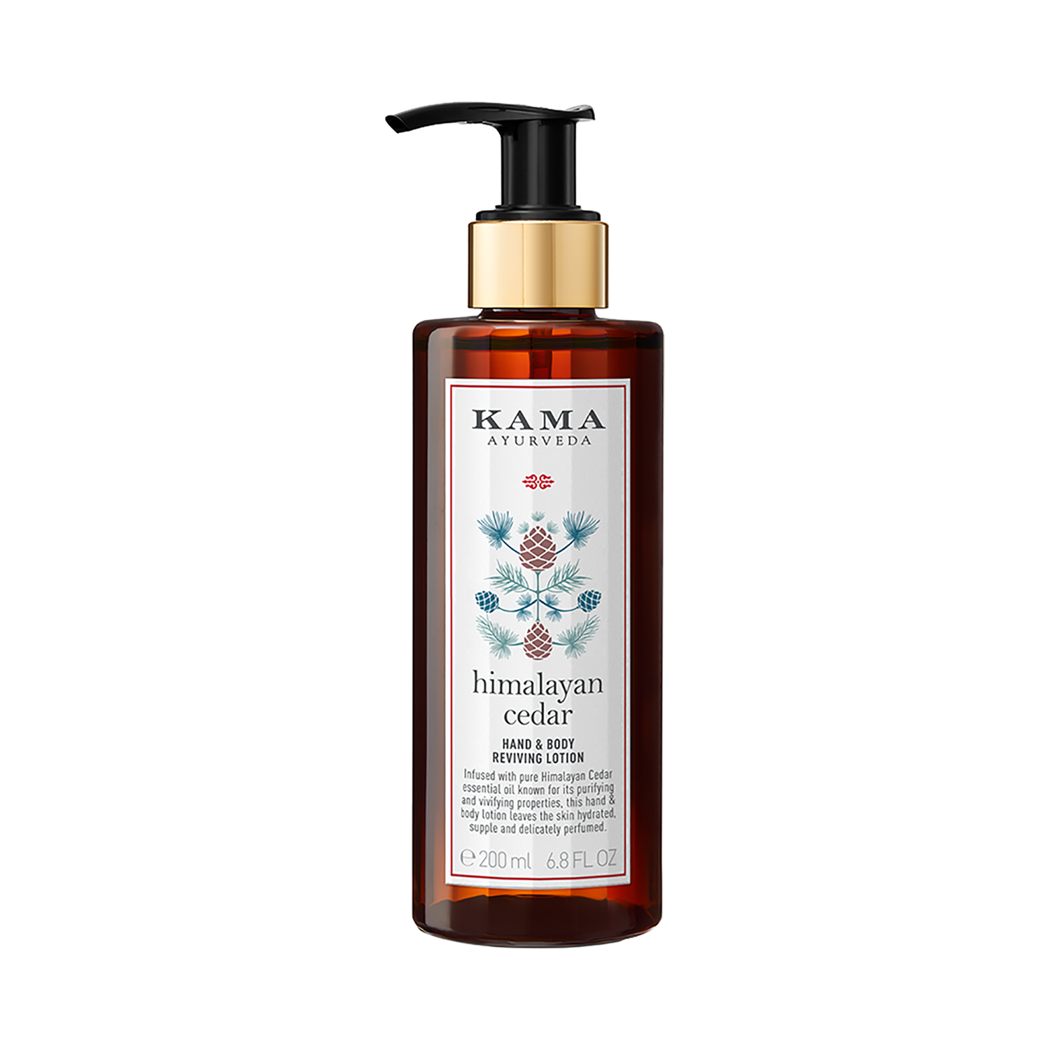 Kama Ayurveda Himalayan Cedar Lightweight & Reviving with Paraben Free Hand And Body Lotion, 200ml, Buy from Indicrest