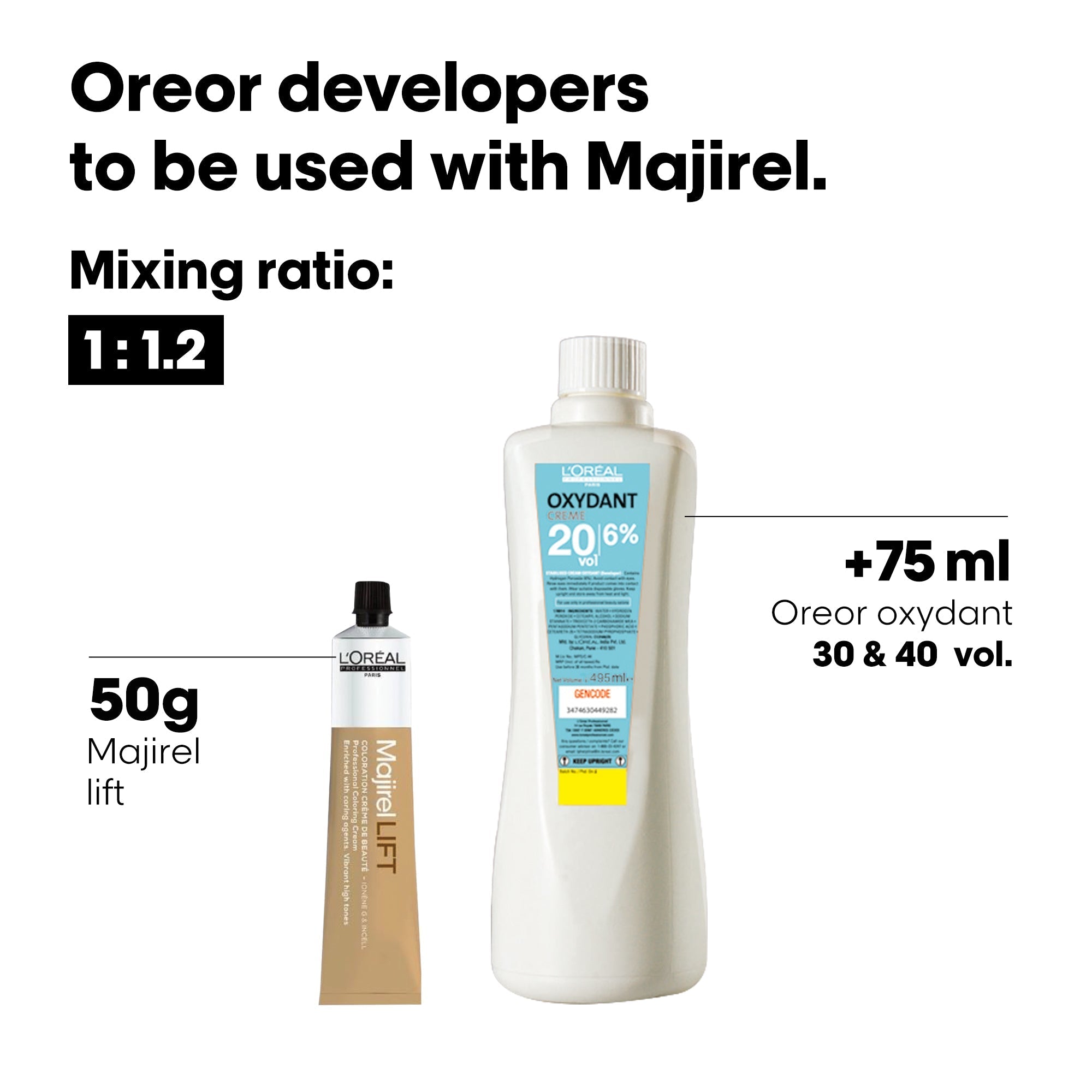 L'Oreal Professionnel Paris Majirel LIFT - 12.7 (Ash Very Light Brown) 49.5 g Indicrest Buy at Indicrest Image 4