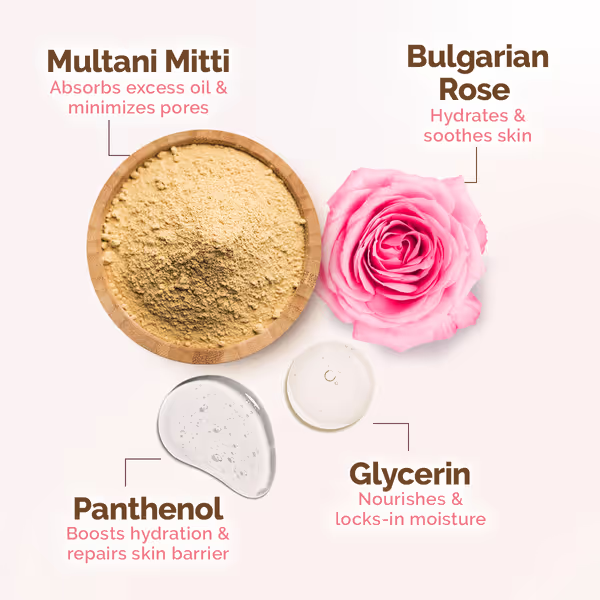 Mamaearth Multani Mitti Oil Balance Face Pack, 200g Buy at Indicrest Image 3