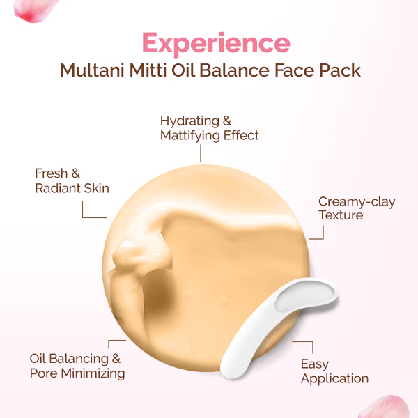 Mamaearth Multani Mitti Oil Balance Face Pack, 200g Buy at Indicrest Image 4