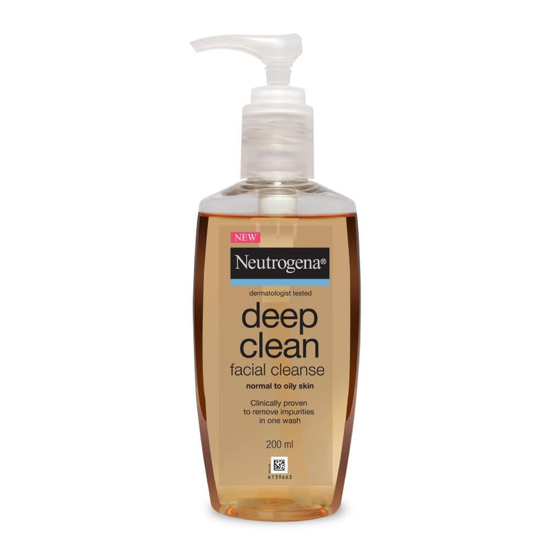 Neutrogena Deep Clean Facial Cleanser, 200ml - Indicrest Buy at Indicrest