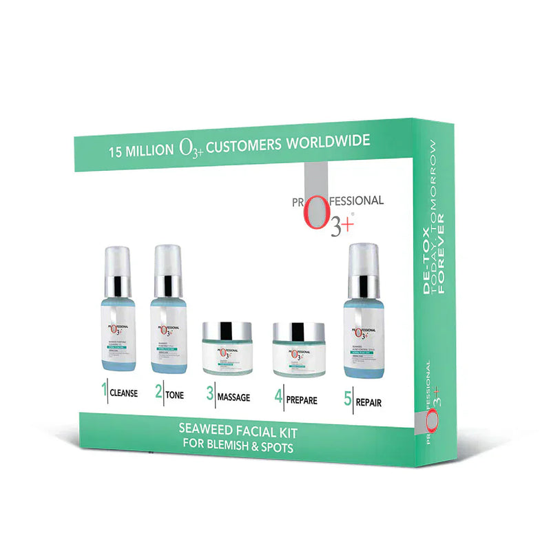 O3+ Seaweed Facial Kit for Brightening Skin (100g+15ml) - Indicrest Buy at Indicrest
