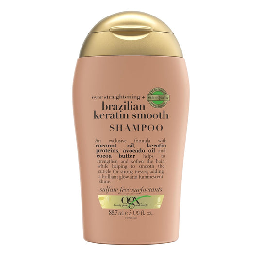 OGX Brazillian Keratin Smooth Shampoo, 88ml - Indicrest Buy at Indicrest
