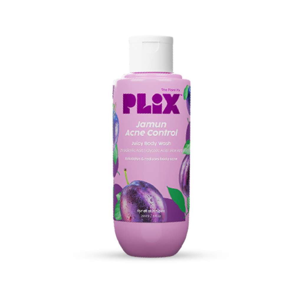 Plix Jamun 2% Salicylic Acid Body Wash For Body Acne, Bumpy Skin, 236ml | For All Skin Types Buy at Indicrest