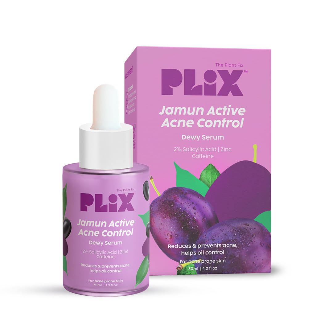 Plix Jamun 2% Salicylic Acid Exfoliating Face Serum | For Active Acne & Blackheads, 30ml Buy at Indicrest