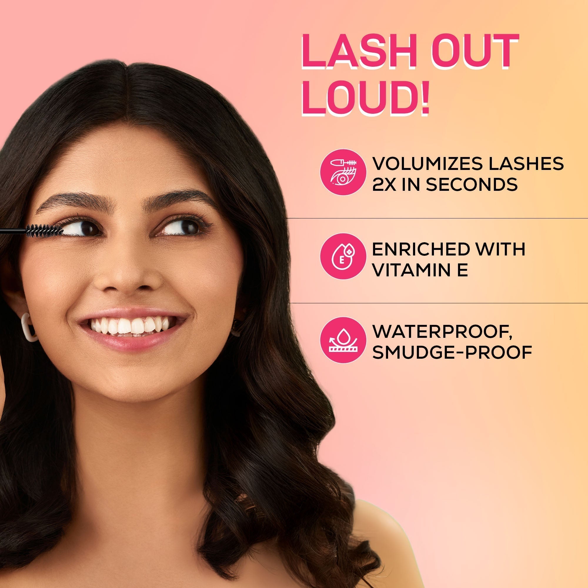 RENEE Everyday 2X Instant Volumizing Waterproof Mascara, 15 ml Buy at Indicrest Image 3