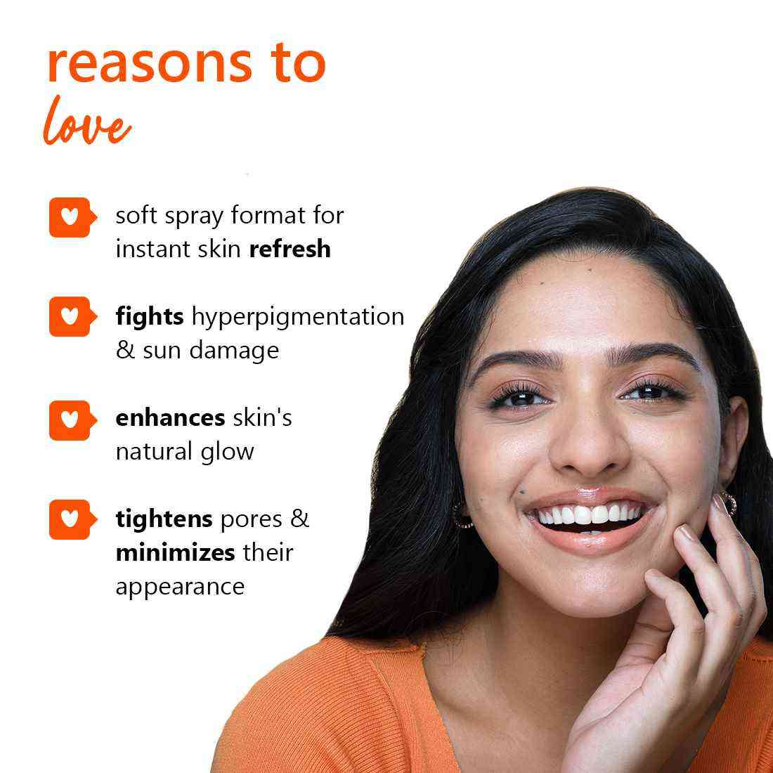 Plum 1.5% Vitamin C & Mandarin Pore Tightening Face Toner | Boosts Glow | Fades Dark Spots & Hyperpigmentation, 100ml Buy at Indicrest Image 3