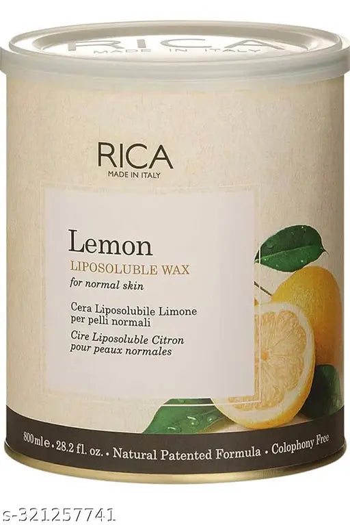 Rica Liposoluble Wax Lemon 800ml - Indicrest Buy at Indicrest