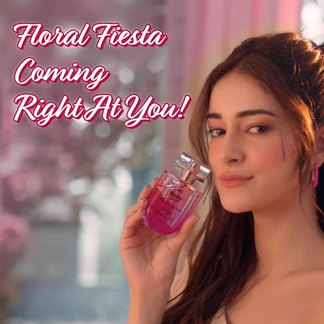 Plum Tulips Don't Lie Eau De Parfum (Perfume) by Plum BodyLovin' | Long Lasting | Supremely Luxurious | Fresh Delicate Floral Scent, 50ml Buy at Indicrest Image 3