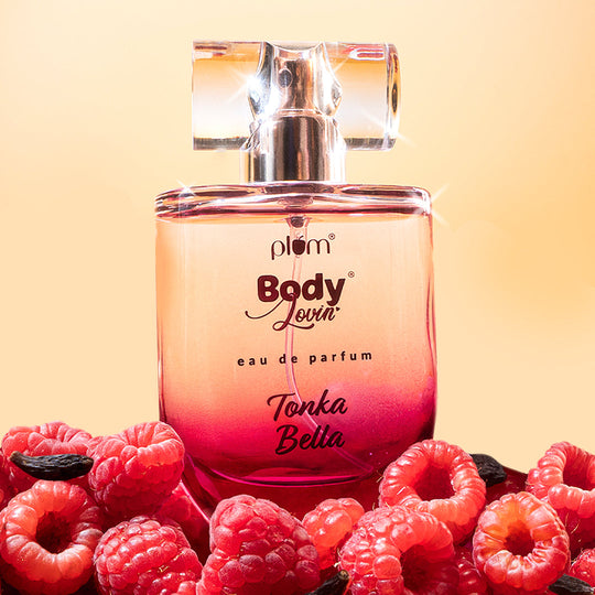 Plum Tonka Bella Eau De Parfum (Perfume) by Plum BodyLovin' | Long Lasting | Fruity-Floral Fragrance | Supremely Luxurious, 50ml Buy at Indicrest