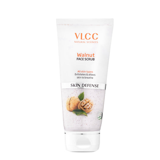 VLCC Walnut Face Scrub tube on a white background Buy at Indicrest