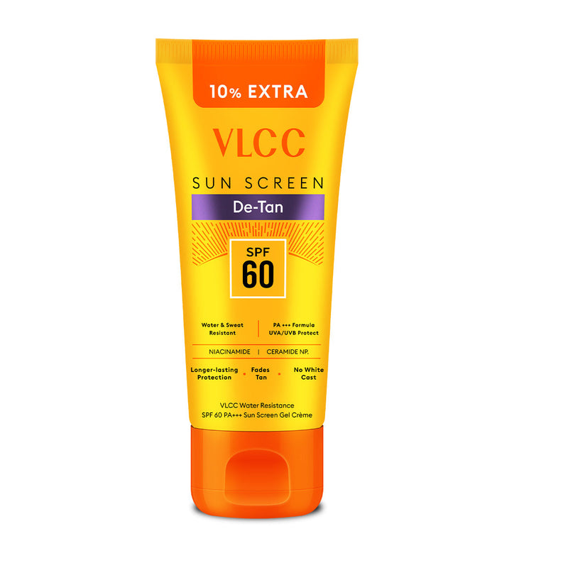 VLCC sunscreen tube with SPF 60 on a white background Buy at Indicrest