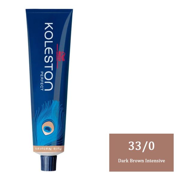 Wella Professionals Koleston Perfect Pure Naturals, 33/0 - Dark Brown Intensive - Indicrest Buy at Indicrest