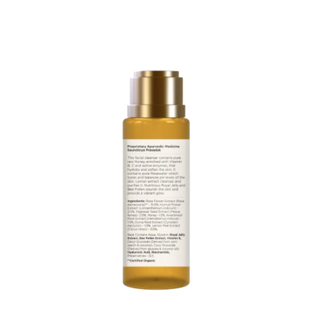 Forest Essentials Delicate Facial Cleanser Mashobra Honey Lemon & Rosewater Dry Skin, 50ml