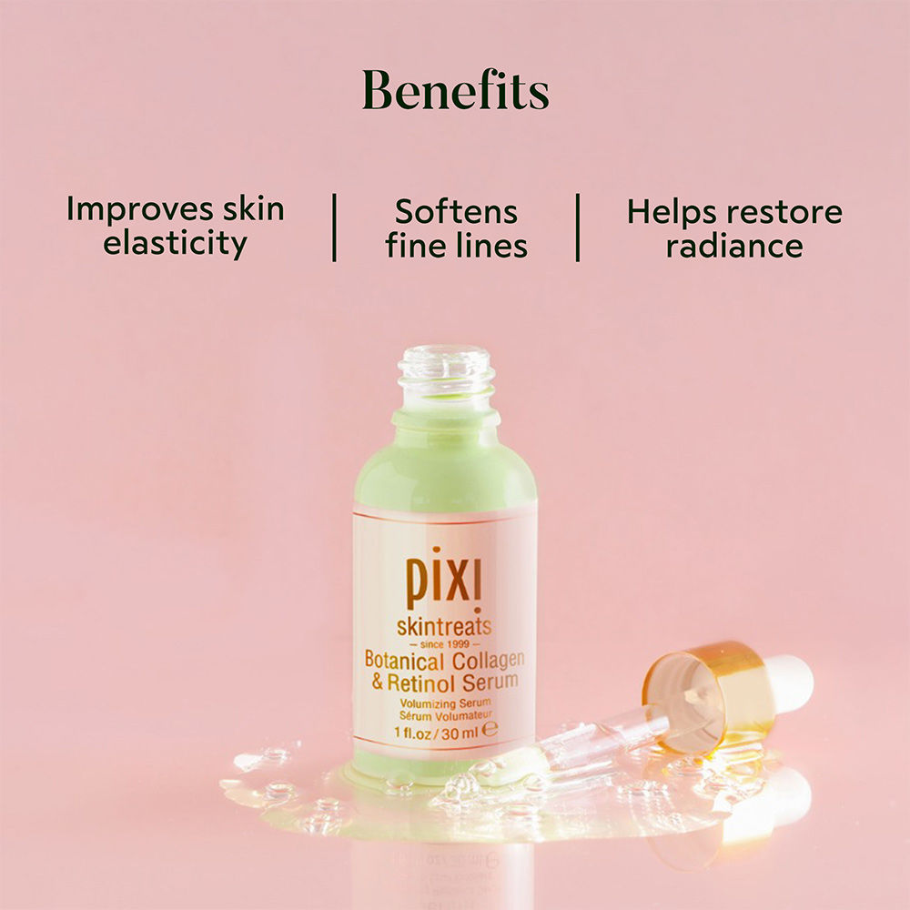 PIXI Botanical Collagen & Retinol Serum To Boost Radiance and Softens Fine Lines, 30ml