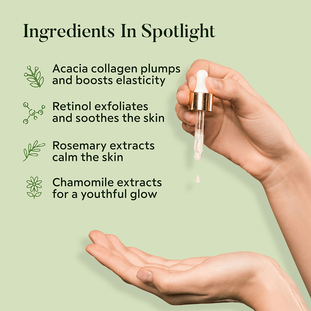 PIXI Botanical Collagen & Retinol Serum To Boost Radiance and Softens Fine Lines, 30ml