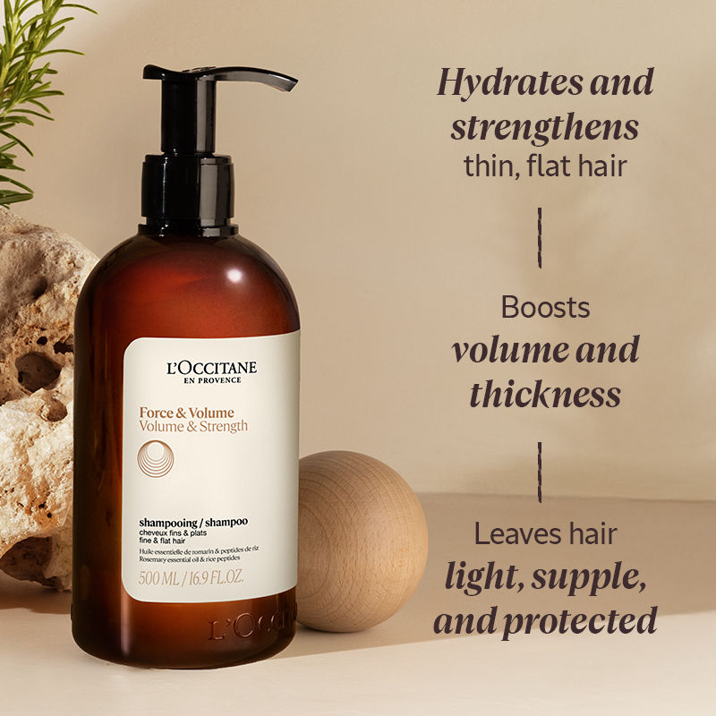 L'Occitane Volume & Strength Shampoo, 500ml