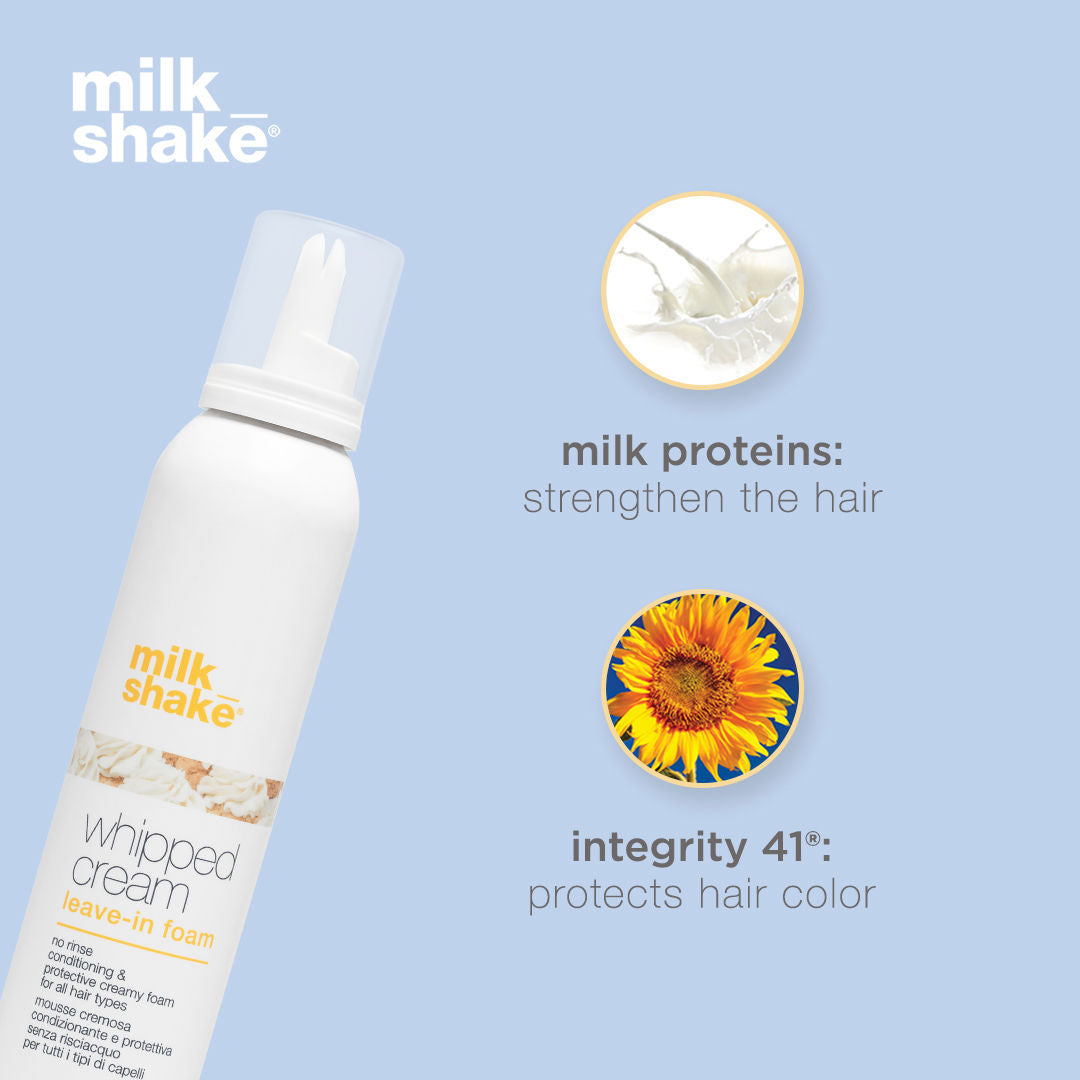 Milkshake Whipped Cream Leave-In Conditioner For Soft & Manageable Hair With UV & Heat Protection, 200ml