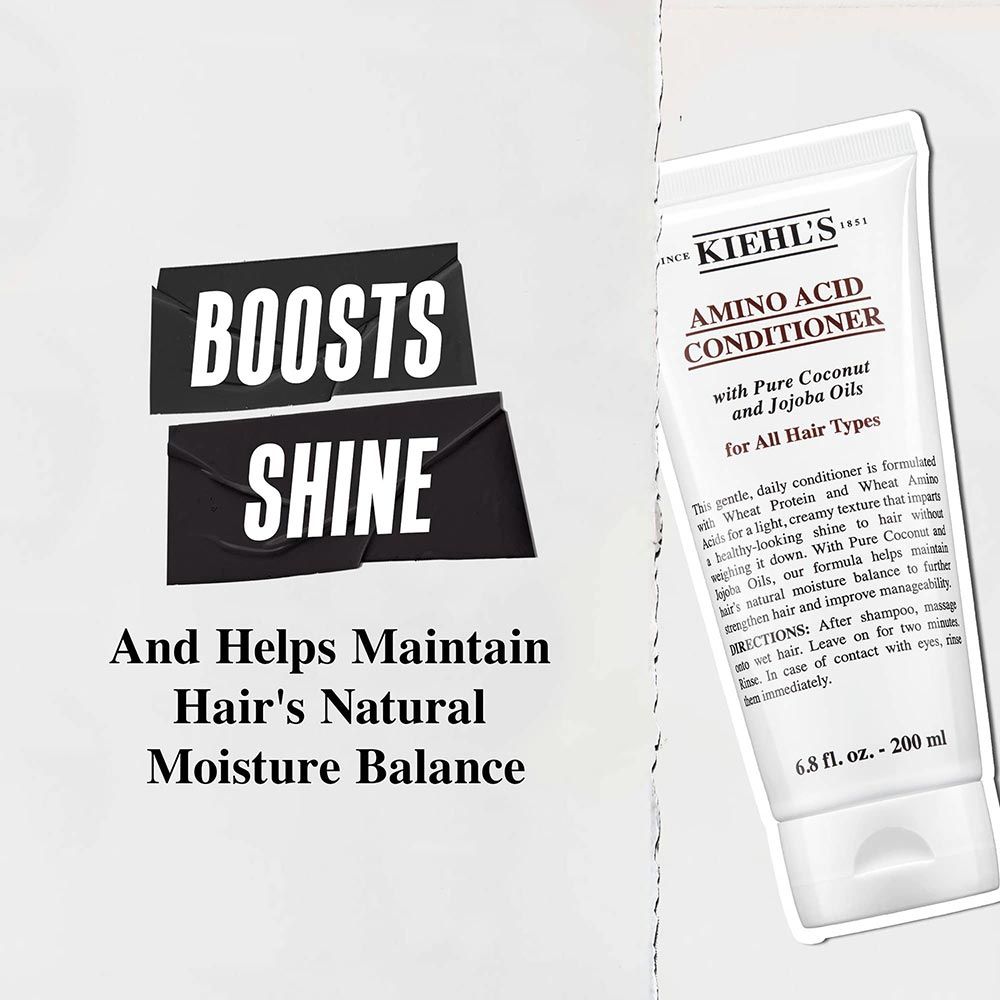 Kiehl's Amino Acid Conditioner - With Pure Coconut and Jojoba Oil, 200ml