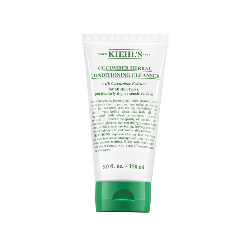 Kiehl's Cucumber Herbal Conditioning Cleanser - For Dry or Sensitive Skin, 150ml, Buy from Indicrest