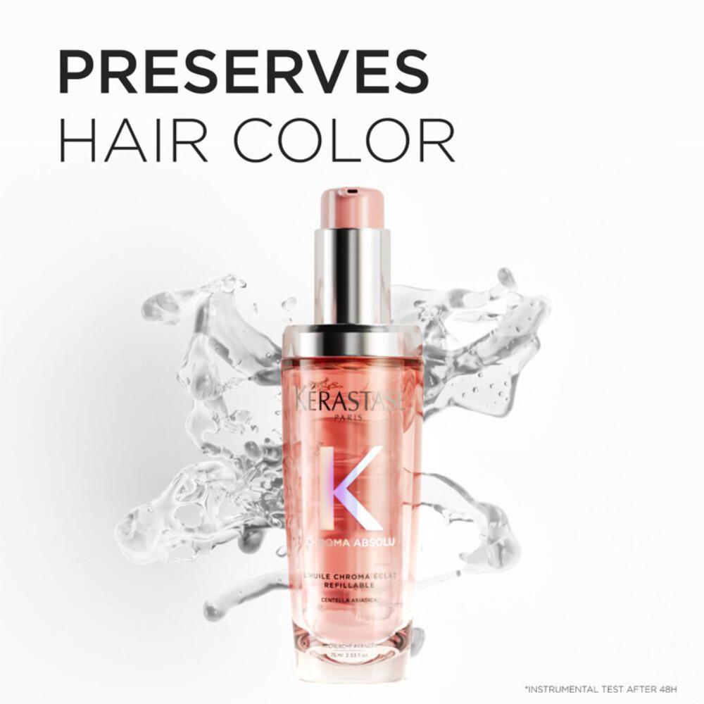Kérastase Chroma Absolu Hair Oil-In-Serum For Colour Treated Hair, 93% Colour Preservation, 75ml