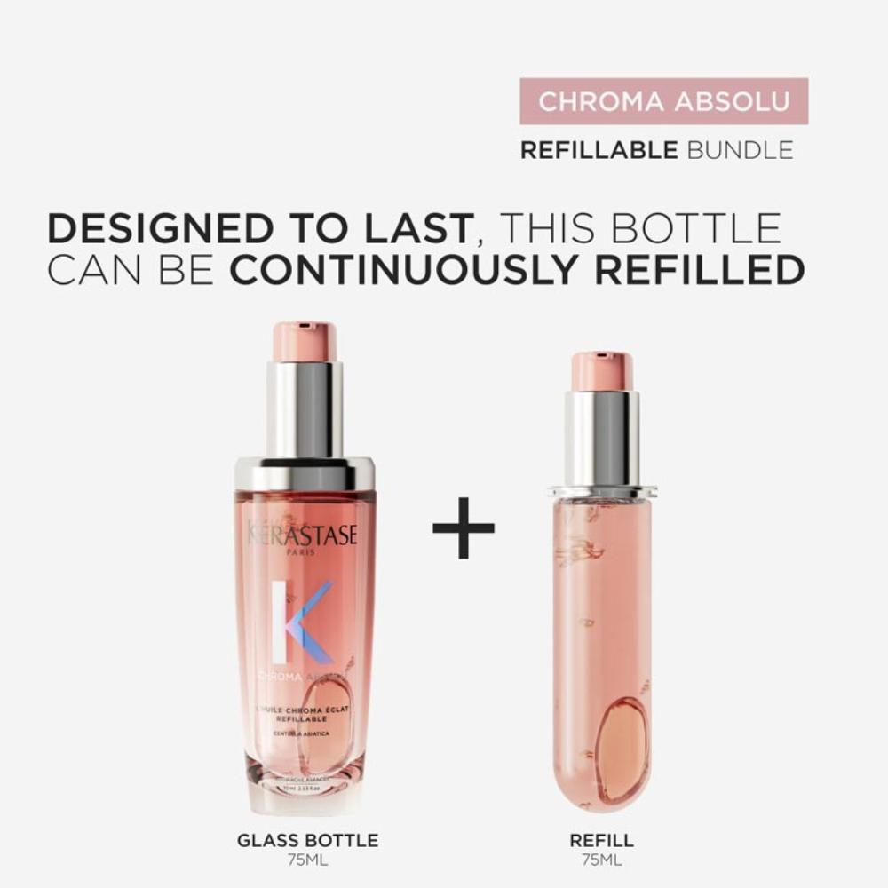 Kérastase Chroma Absolu Hair Oil-In-Serum For Colour Treated Hair, 93% Colour Preservation, 75ml