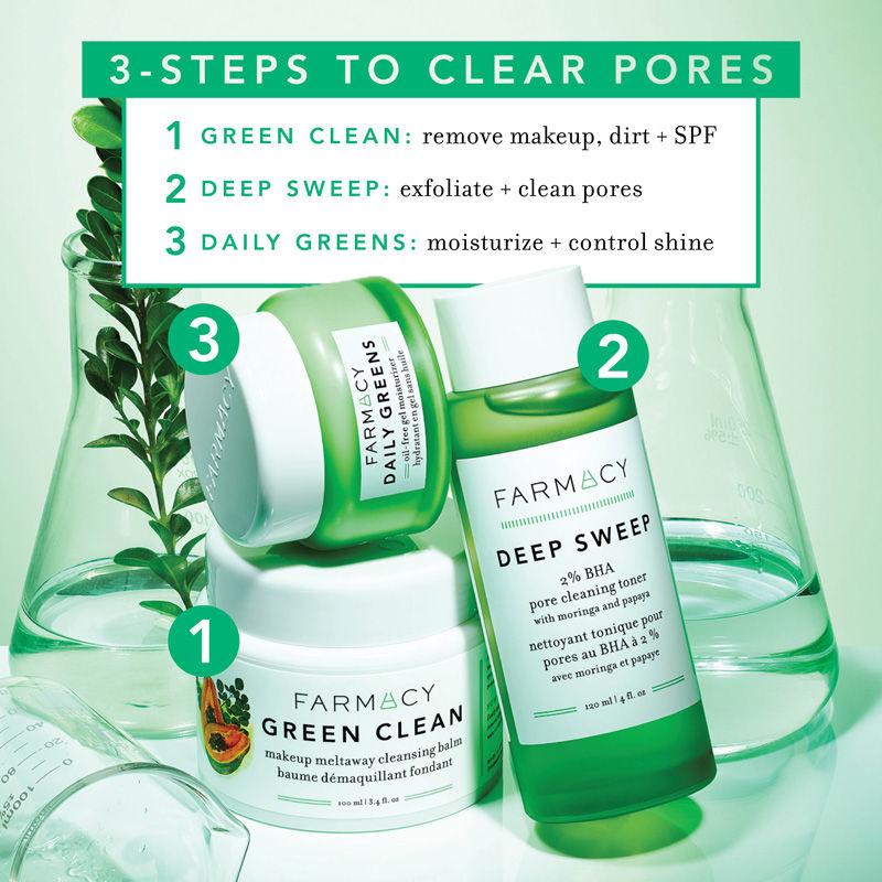 Farmacy Beauty Deep Sweep 2% BHA Pore Cleaning Toner With Salicylic Acid & Moringa Water, 120ml