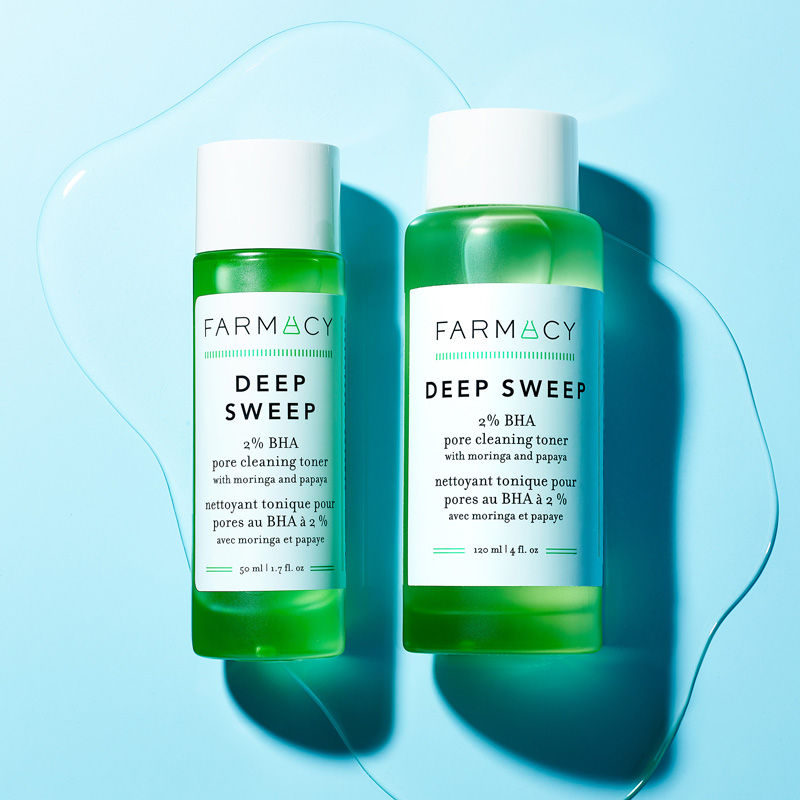 Farmacy Beauty Deep Sweep 2% BHA Pore Cleaning Toner With Salicylic Acid & Moringa Water, 50ml