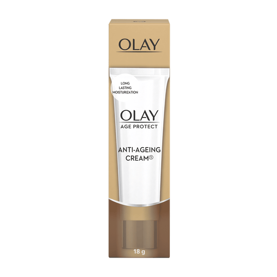 Olay Age Protect Anti-Ageing Cream, Lightens Dark Spots & Reduces Wrinkles With Salicylic Acid & BHA, 18g Buy at Indicrest