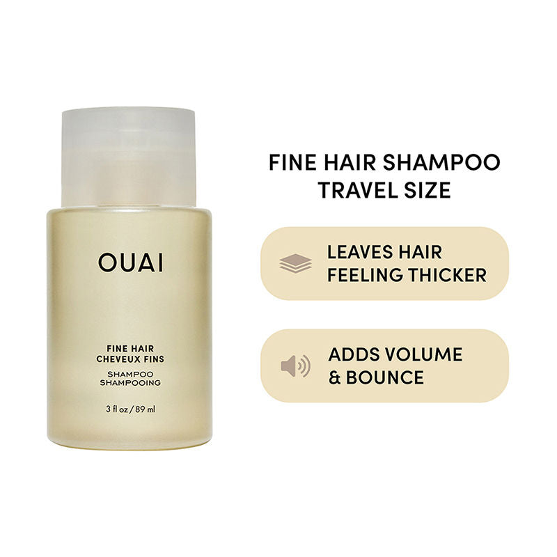 OUAI Fine Shampoo, 89ml, Buy from Indicrest