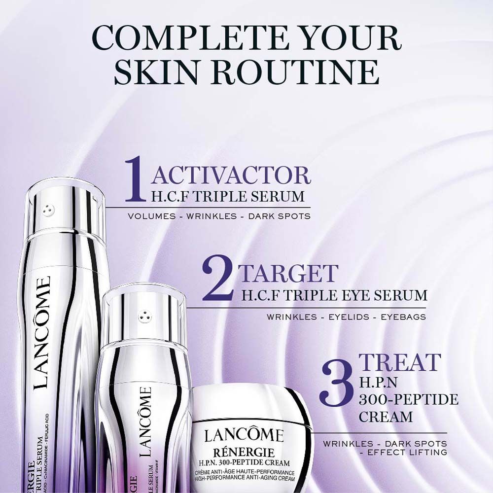 Lancome Renergie H.C.F. Triple Serum - Advanced Anti-Aging Hyaluronic Acid & Vitamin C, 50ml