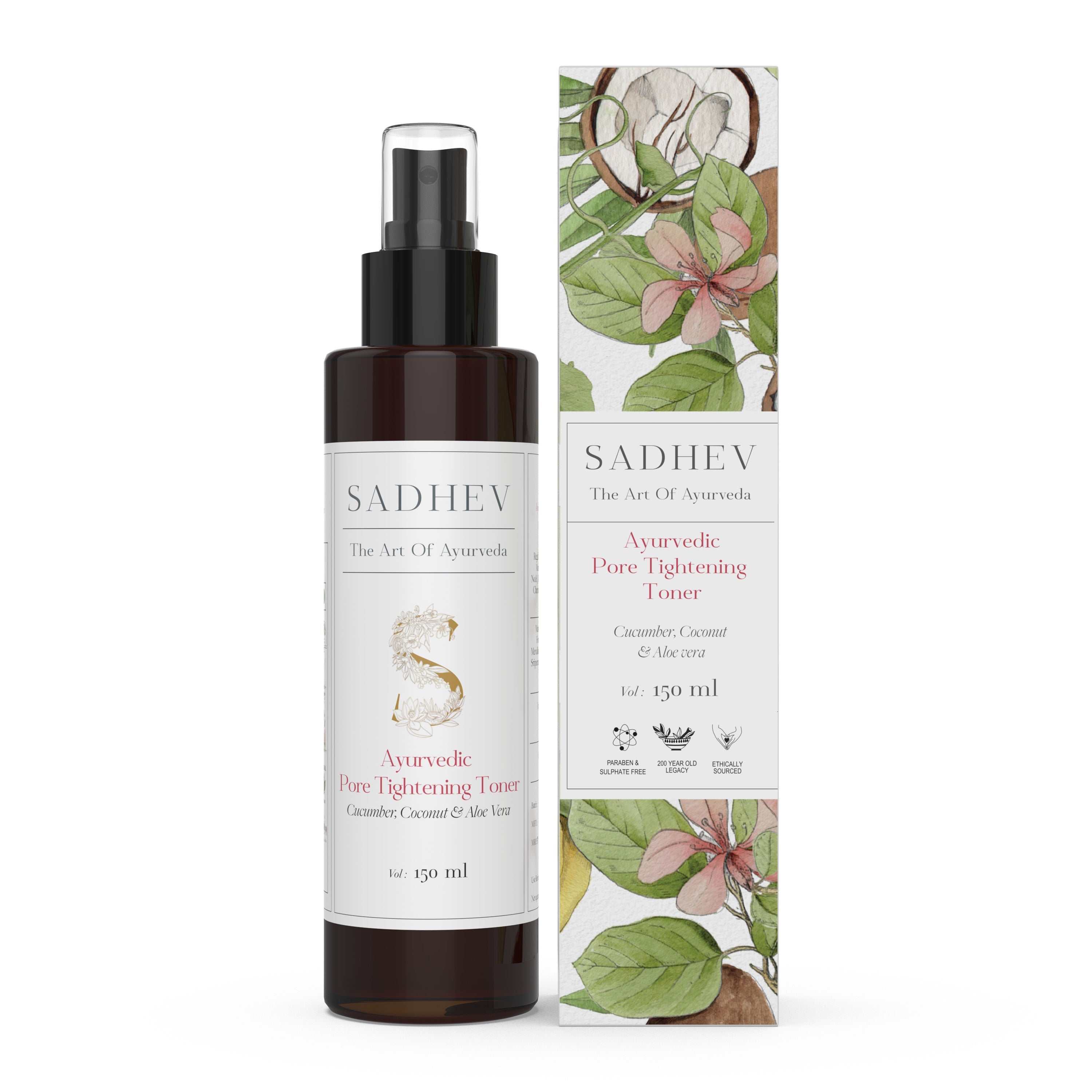 SADHEV Exotic Pore Tightening Toner, 150ml, Buy from Indicrest