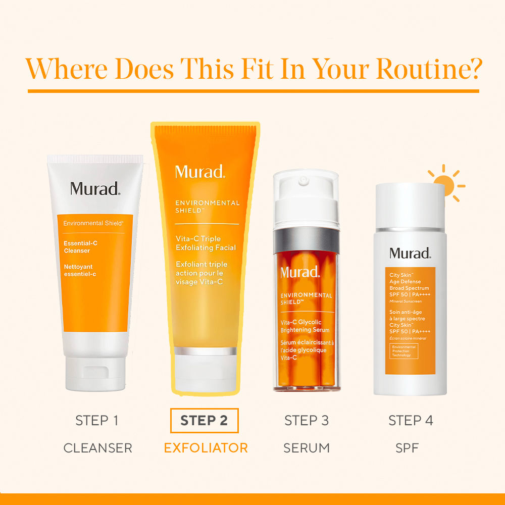 Murad Environmental Shield Vitamin C Triple Exfoliating Facial, 80ml