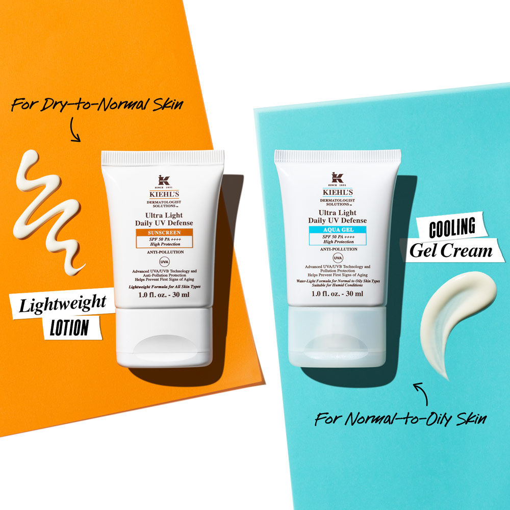 Kiehl's Ultra-Light Daily UV Defense SPF 50 PA++++ Sunscreen With Anti-Pollution Protection, 30ml