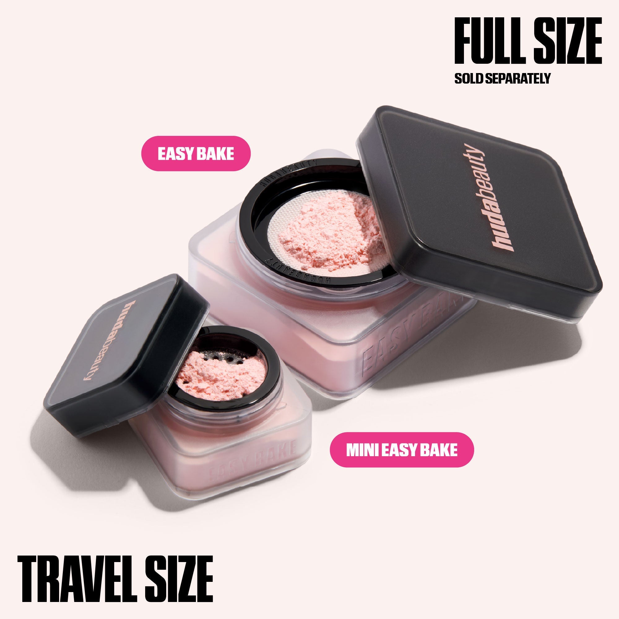 Huda Beauty Mini Easy Baby Bake Loose Baking & Setting Powder - Pound Cake, 6g
