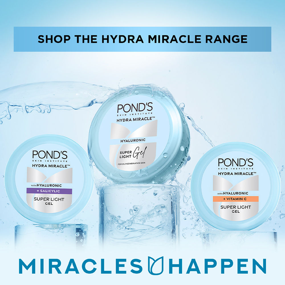 Pond’s Hydra Miracle Super Light Gel With Hyaluronic Acid & Salicylic, 100ml Buy at Indicrest Image 8