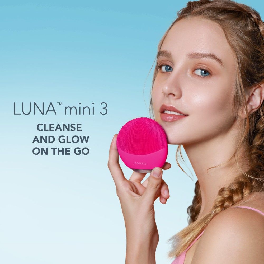 FOREO LUTM Mini 3 Facial Cleansing On The Go - Midnight, 1 pieces