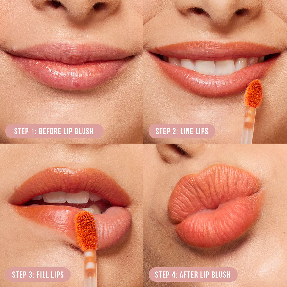 Huda Beauty Creamy Lip And Cheek Stain - Peachy Kiss, 6ml