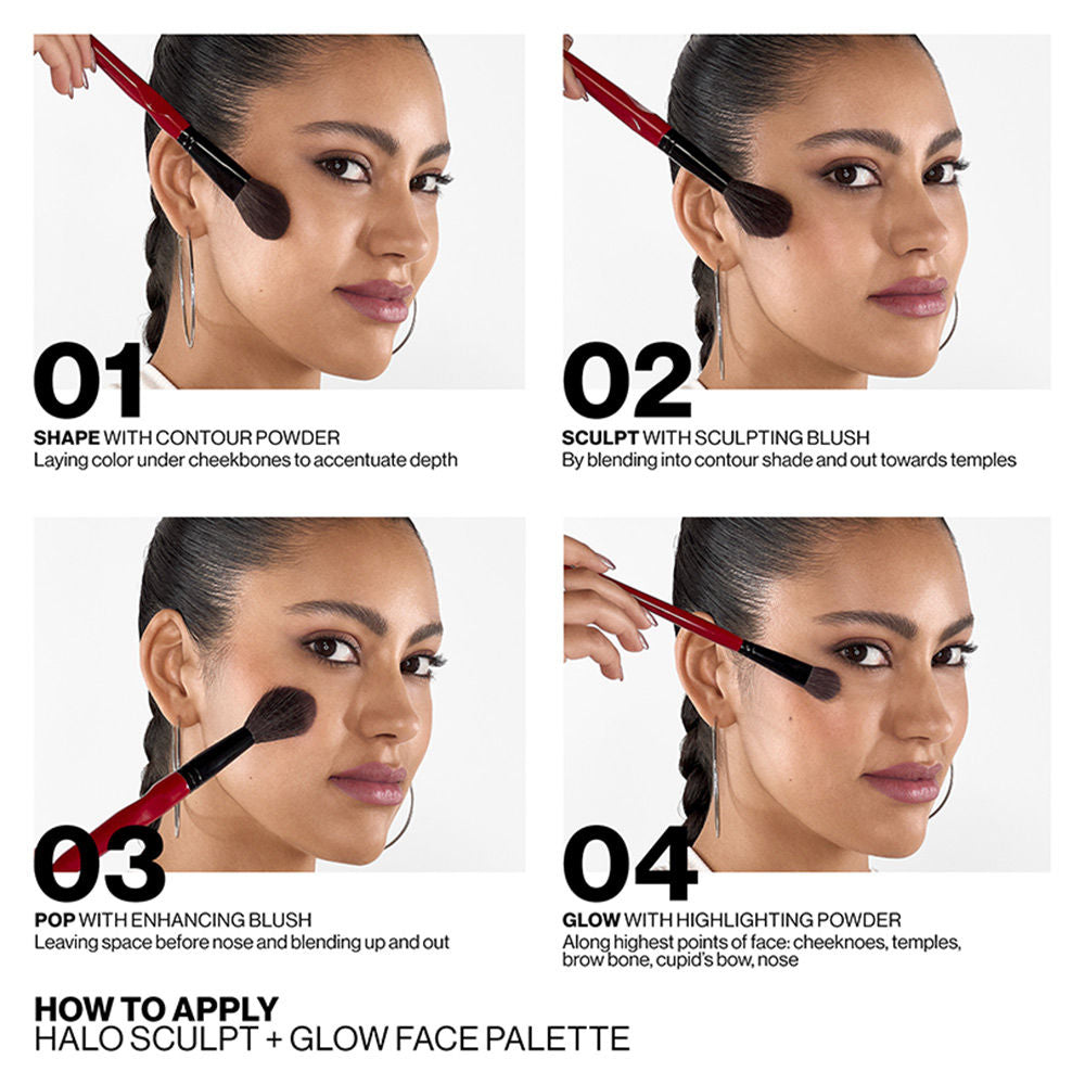 Smashbox Halo Contour, Blush And Highlighter Palette - Back To Cali, 15.7 g